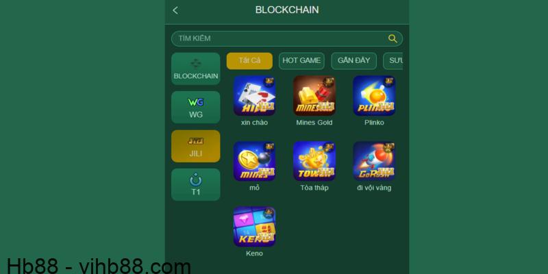 Block chain JILI là sảnh game đặc biệt nổi bật với thiết kế cực hiện đại